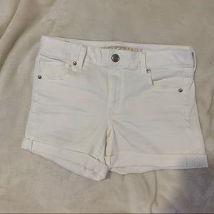 AMERICAN EAGLE Sz 12 White Jean Midi Short